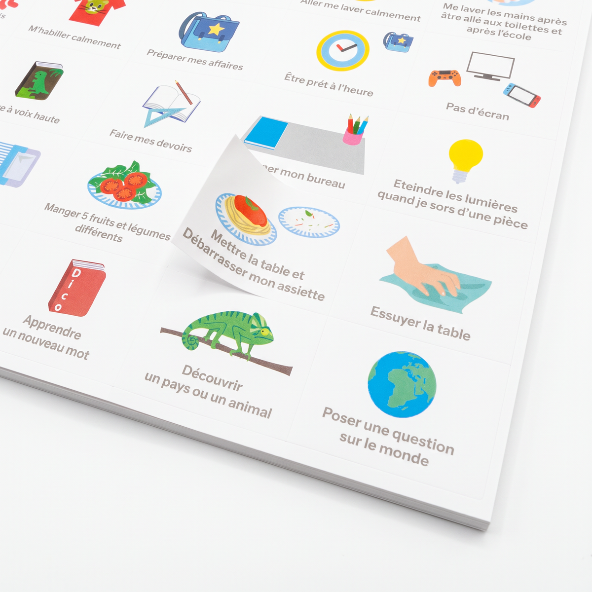 Mes Défis Routine – Carnet de routines pour enfant avec autocollants