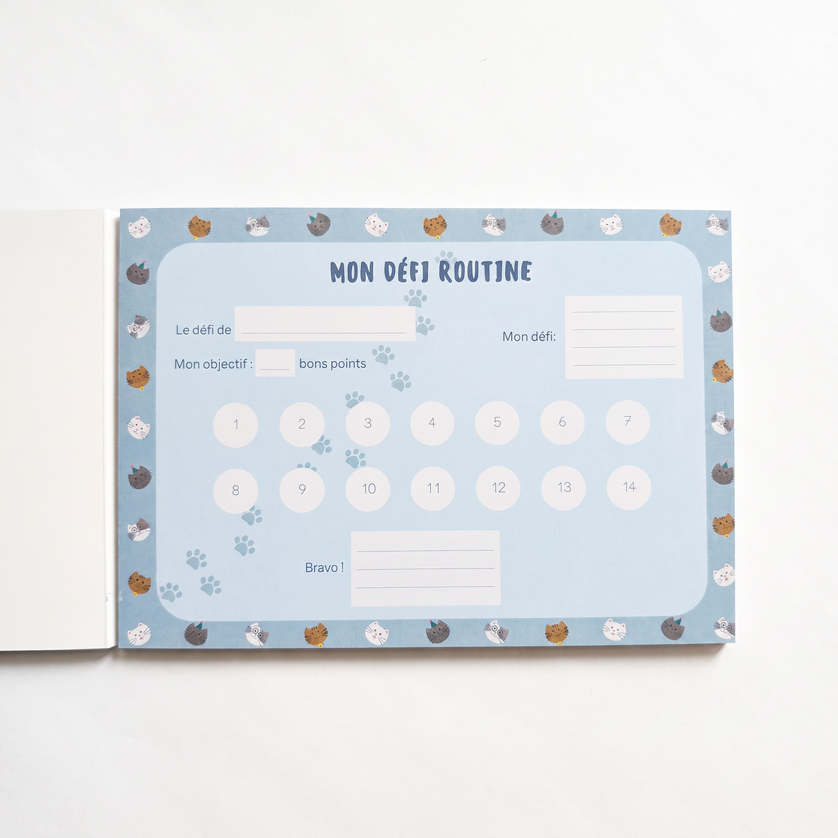 Mes Défis Routine – Carnet de routines pour enfant avec autocollants