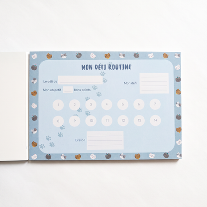 Mes Défis Routine – Carnet de routines pour enfant avec autocollants