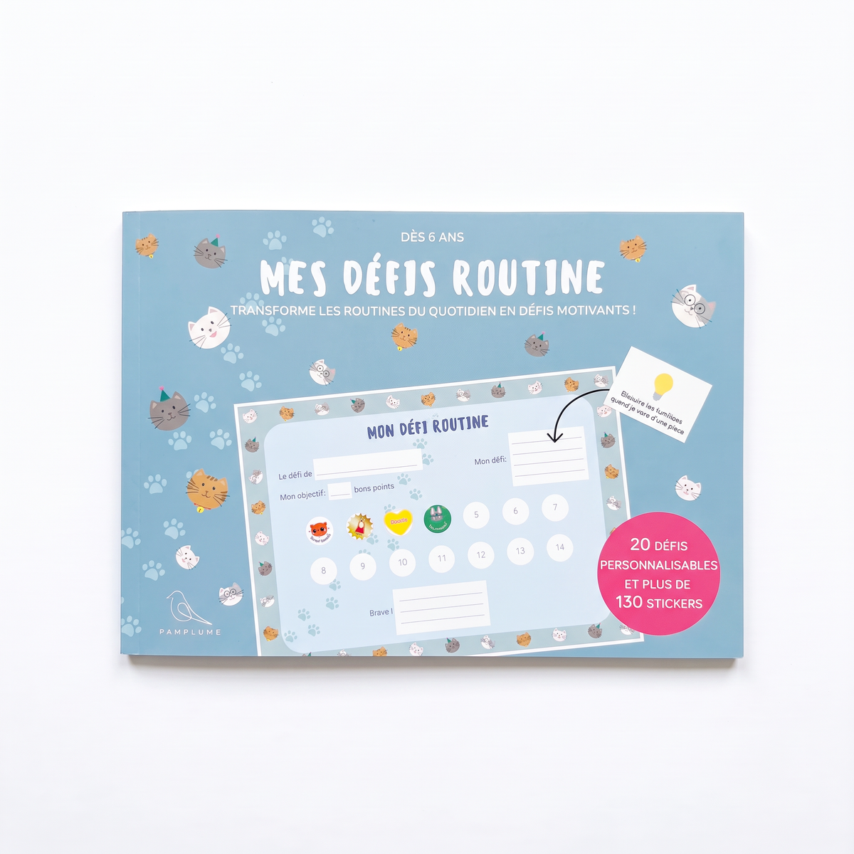 Mes Défis Routine – Carnet de routines pour enfant avec autocollants