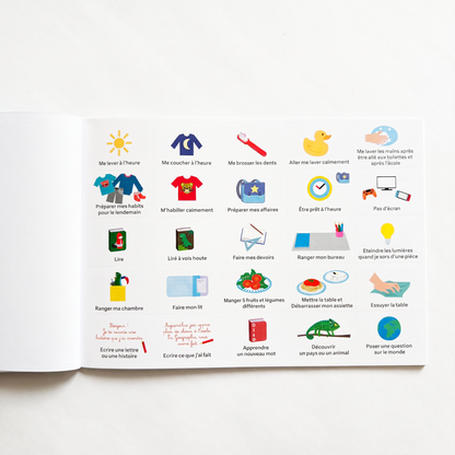 Mes Défis Routine – Carnet de routines pour enfant avec autocollants